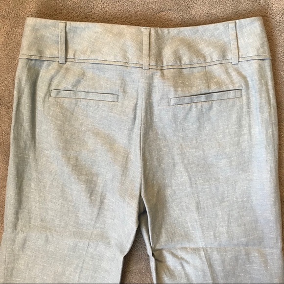 Light Blue Linen Trousers - Picture 3 of 4